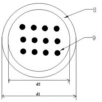 Method for producing thin wall type low-smoke zero-halogen dry loose tubes