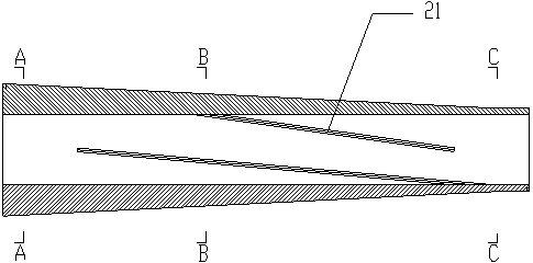 Anchoring device adopting spiral slotting clamping piece for prestressed FRP (Fiber Reinforced Polymer) cables