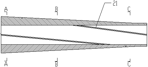 Anchoring device adopting spiral slotting clamping piece for prestressed FRP (Fiber Reinforced Polymer) cables