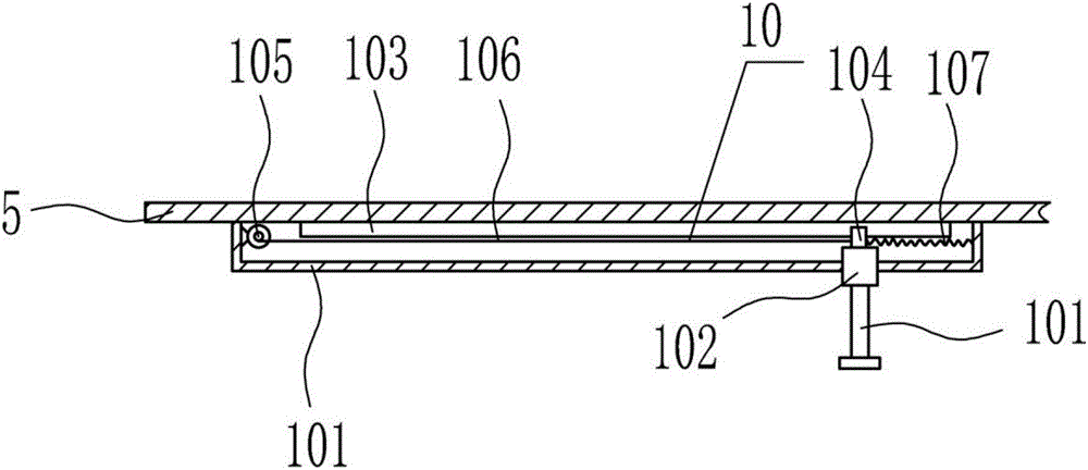 Polishing device for wind power generation blade