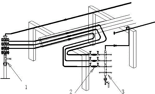 Hot-water tracing solving system