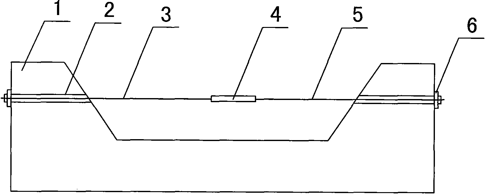 Loading method for concrete member flexural test