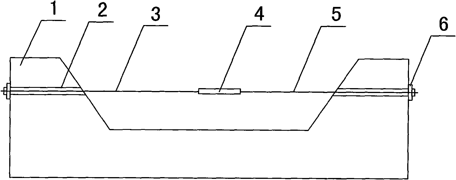 Loading method for concrete member flexural test