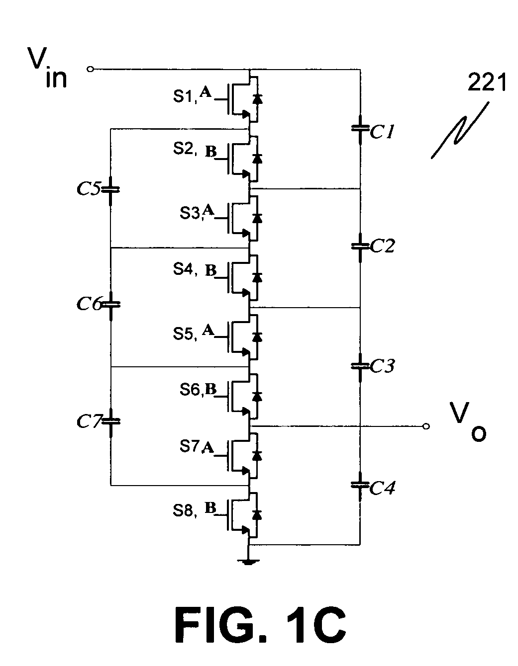 Drive and startup for a switched capacitor divider