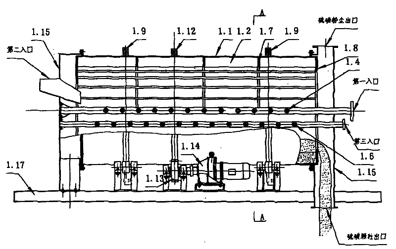 Manufacturing equipment and manufacturing process for spherical sulfur granules