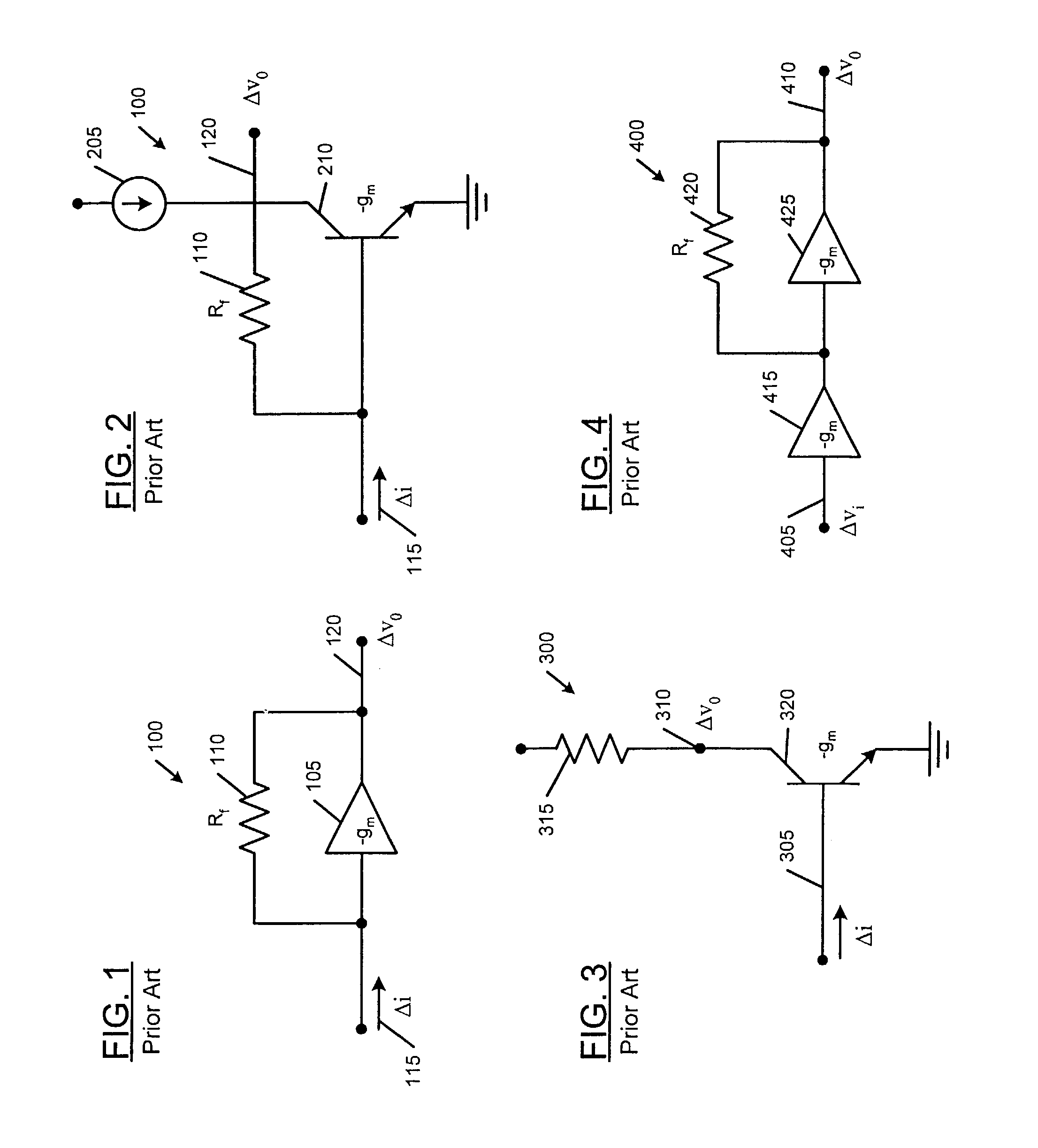 Nested transimpedance amplifier