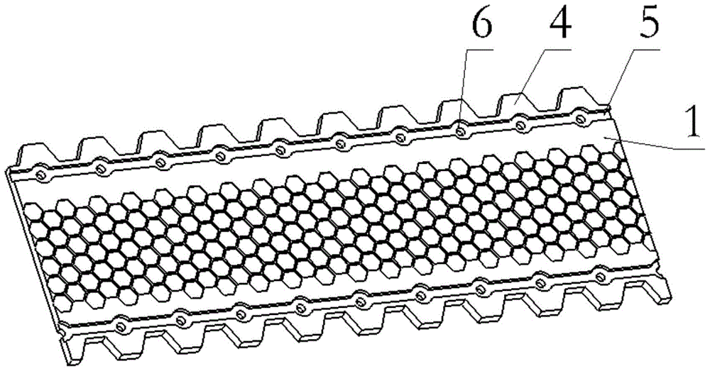 Row nails for airplane snowfield takeoff and landing blanket