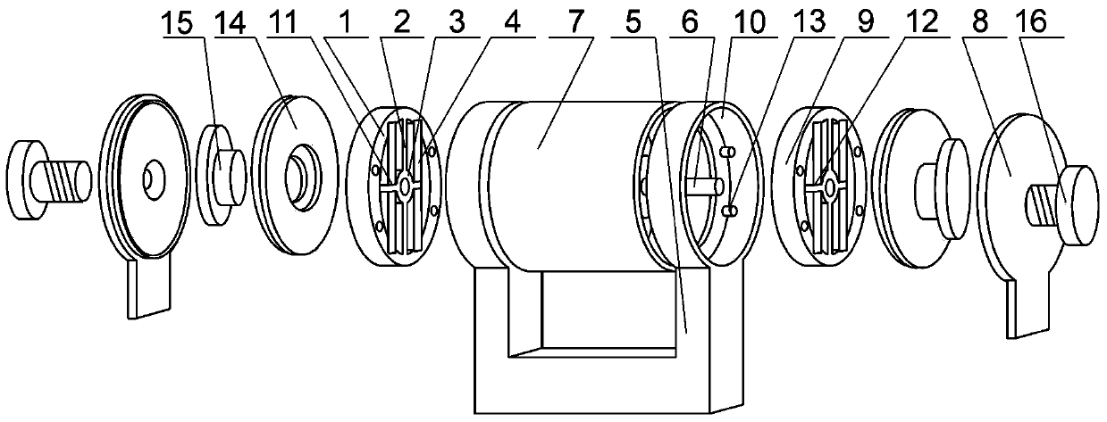 Miniature impact piezoelectric-drive rotary joint and method for controlling same