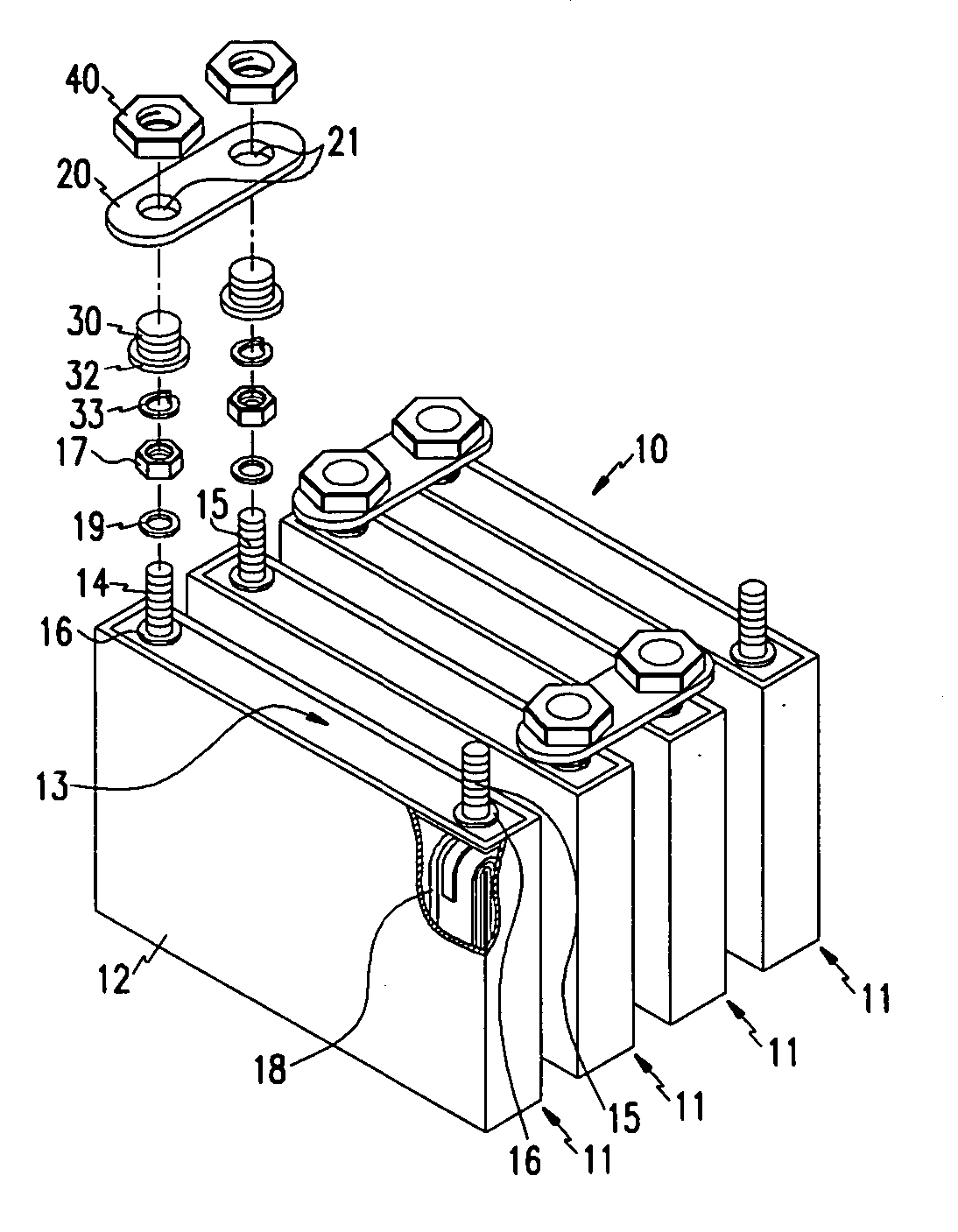 Secondary battery and a secondary battery module using the same