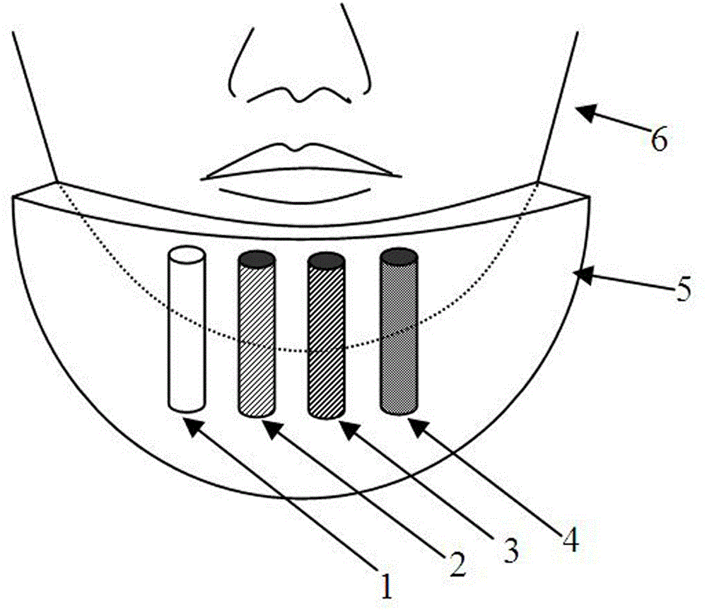 Jaw bone density measuring device and jaw bone density measuring method for oral computed tomography (CT) system