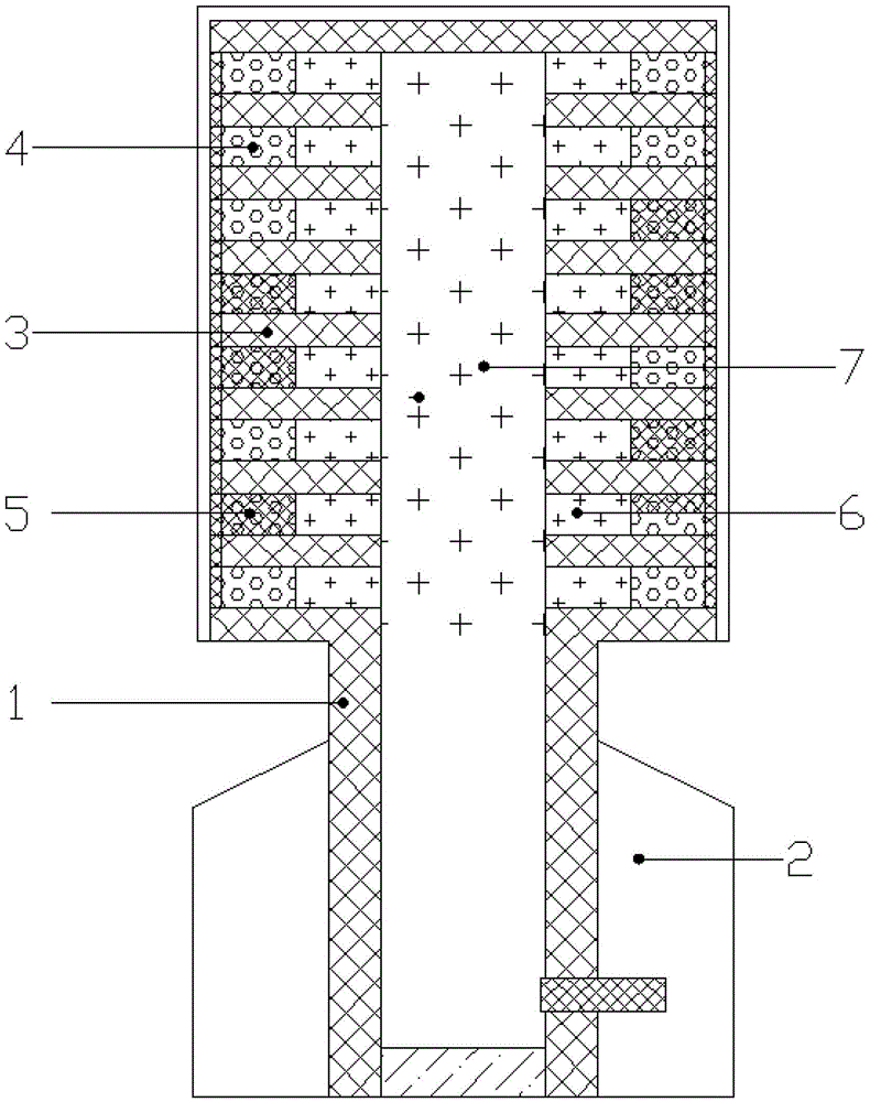 A picture-text fireworks partially preset and partially dyed by the user and its production method