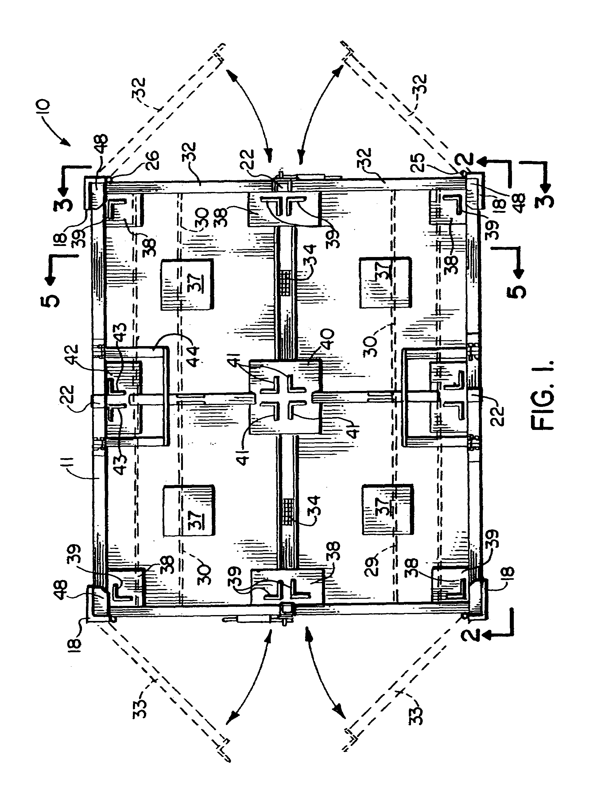 Offshore cargo rack for use in transferring palletized loads between a marine vessel and an offshore platform