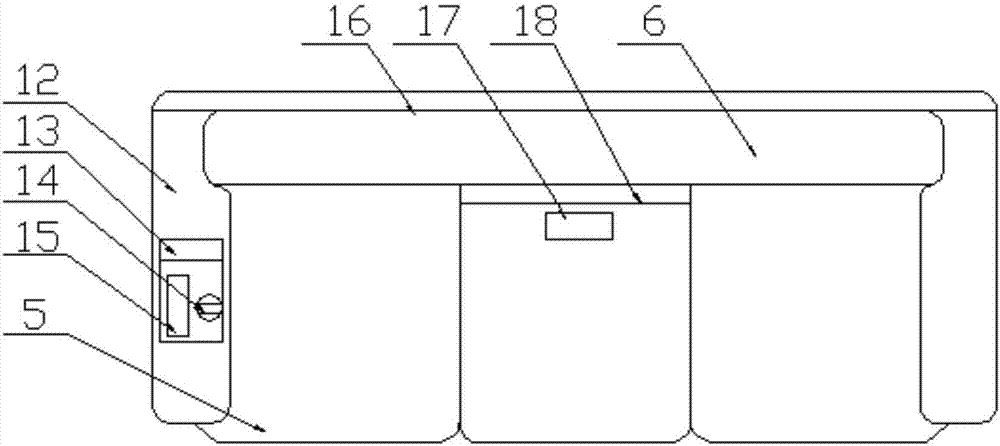 Combined household intelligent sofa