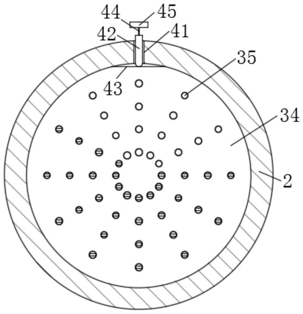 Uniform flow heat insulation device of graphene film growth equipment