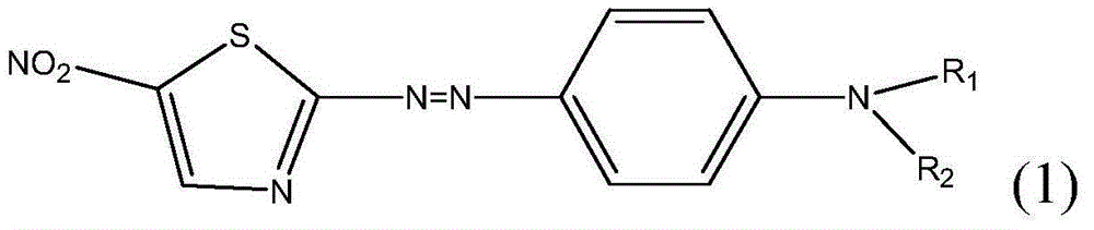 Alkaline discharge printing disperse dye, preparation method and applications