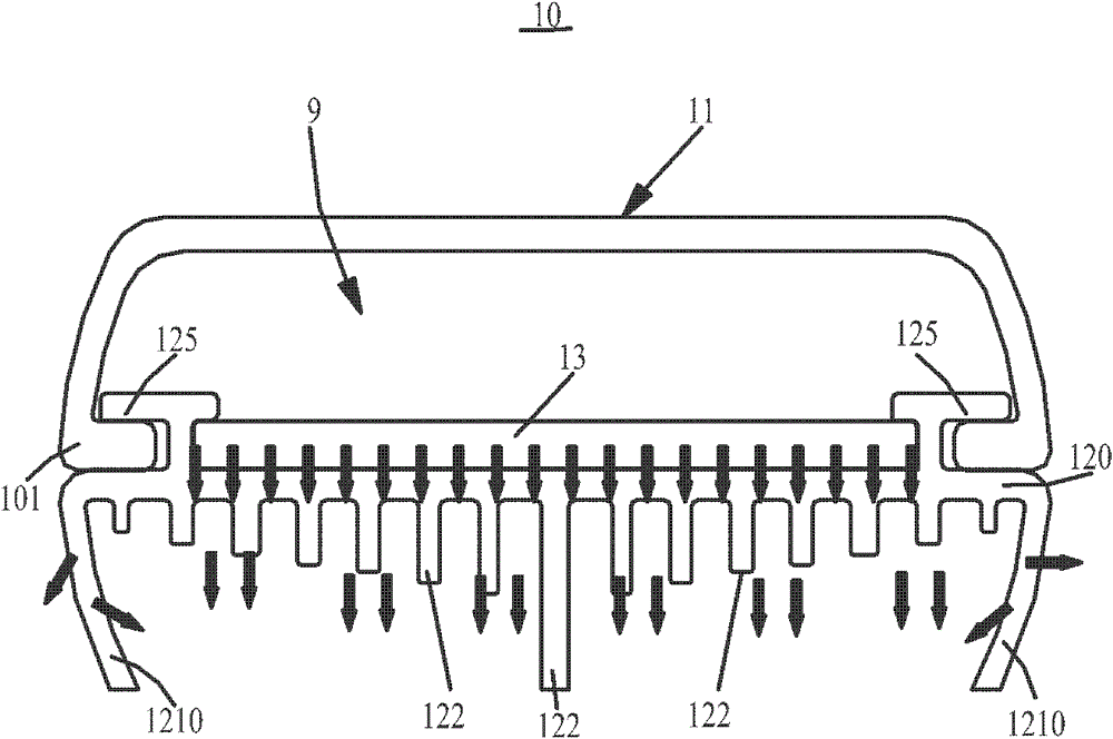 Cooling components and electronic equipment