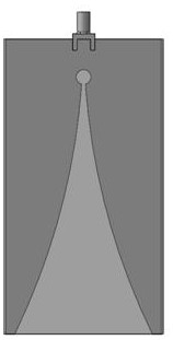 Three-dimensional thermo-acoustic imaging method and device based on miniature patch antenna