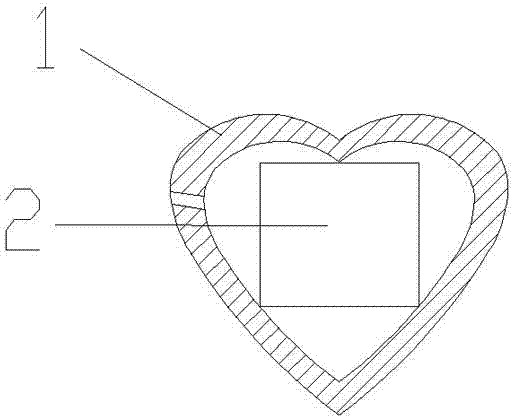 Water-soluble and biodegradable art gift and application method thereof