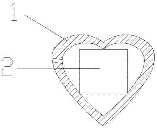 Water-soluble and biodegradable art gift and application method thereof