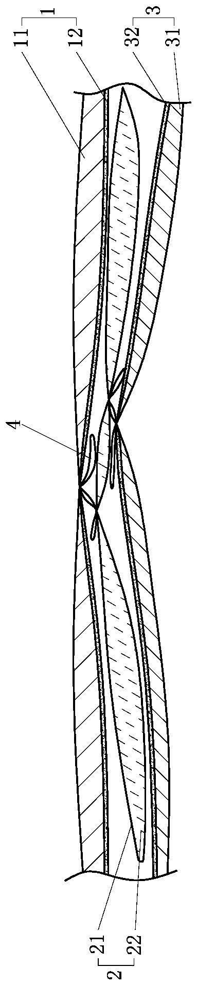 Down run prevention down jacket and sewing method thereof