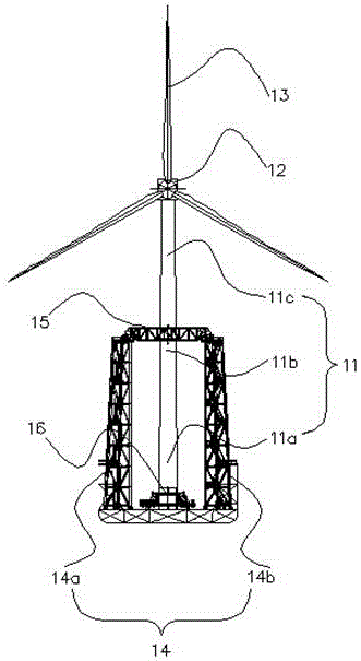 Lifting method of wind turbine generator