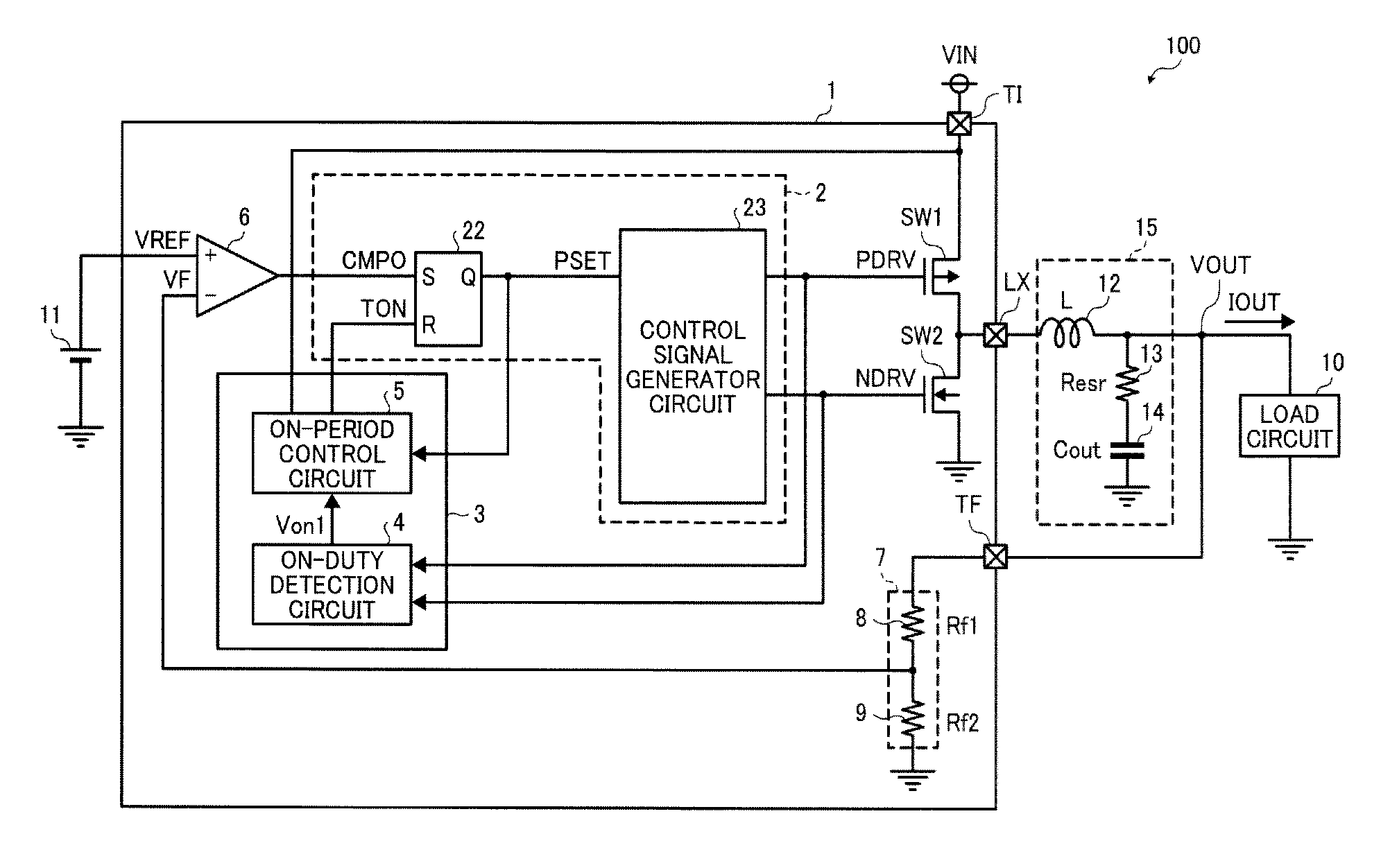 Switching regulator and electronic device incorporating same