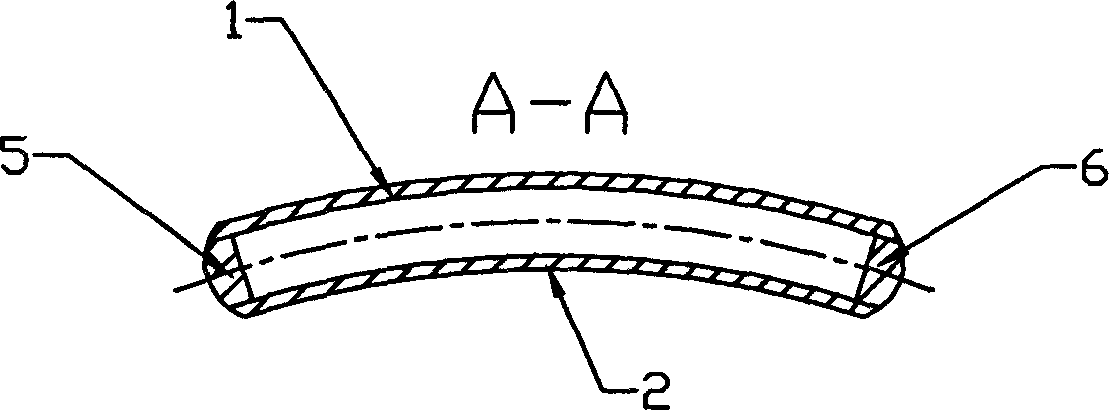 Isolation gas channel formation mould for vacuum casting transformer coil and its prepn. method