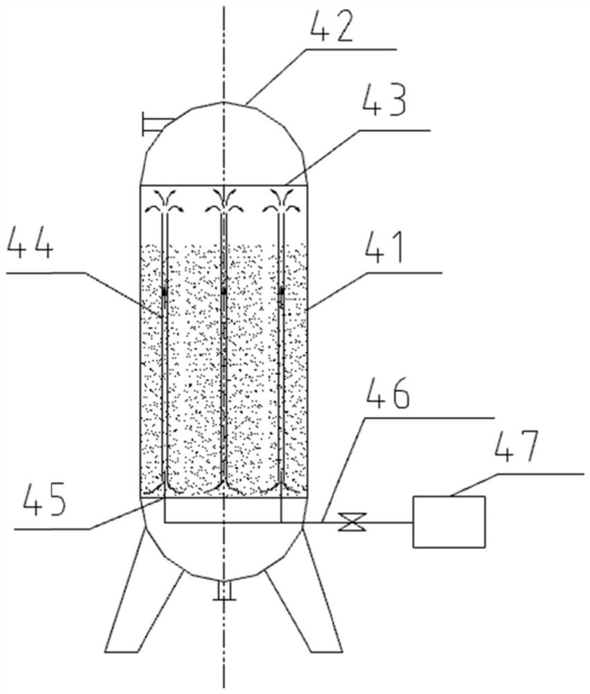 Hypophosphite treatment reactor for realizing iodine recycling, and facility and method thereof