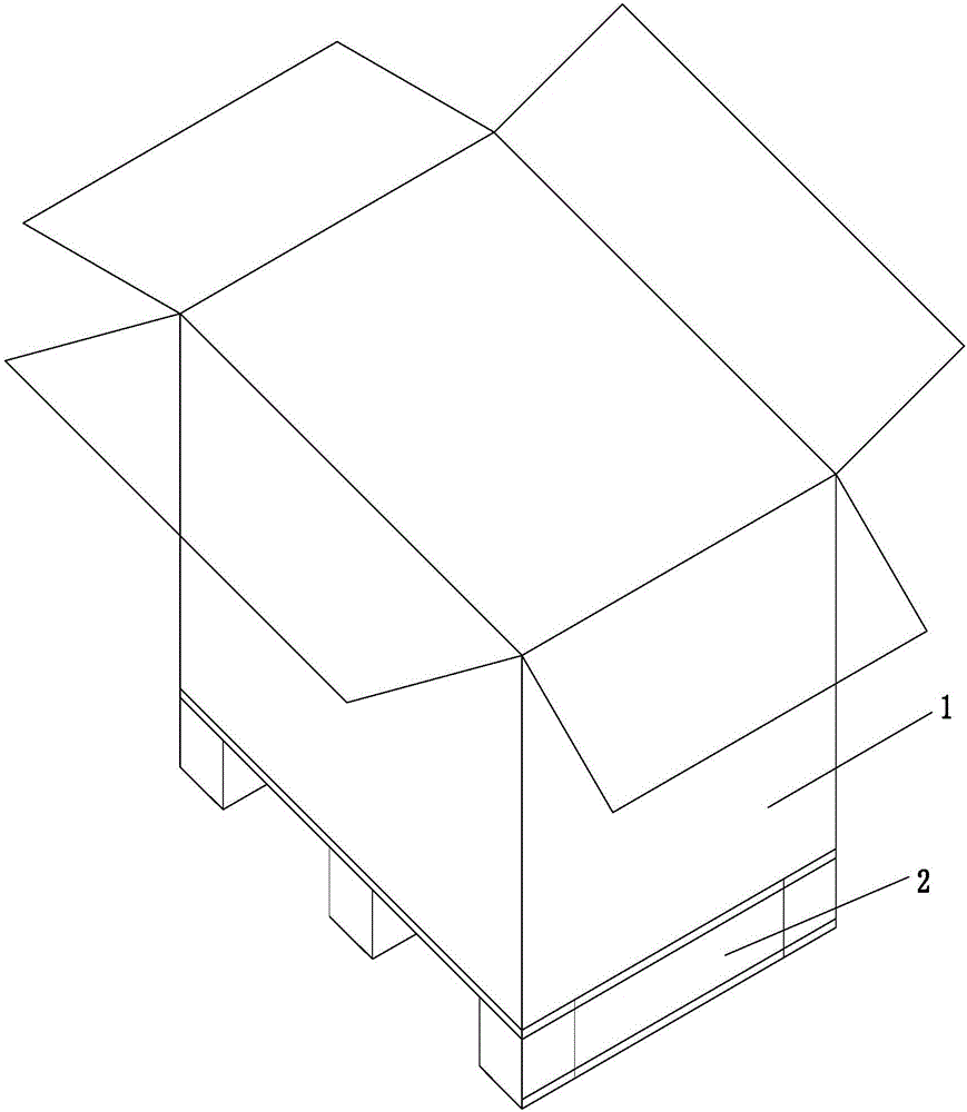 Vacuum pipe paper box device