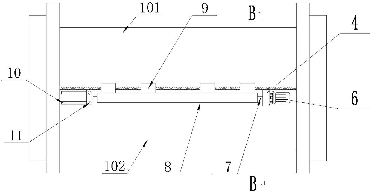 Device for prolonging pipeline filtering use period in water conservancy project