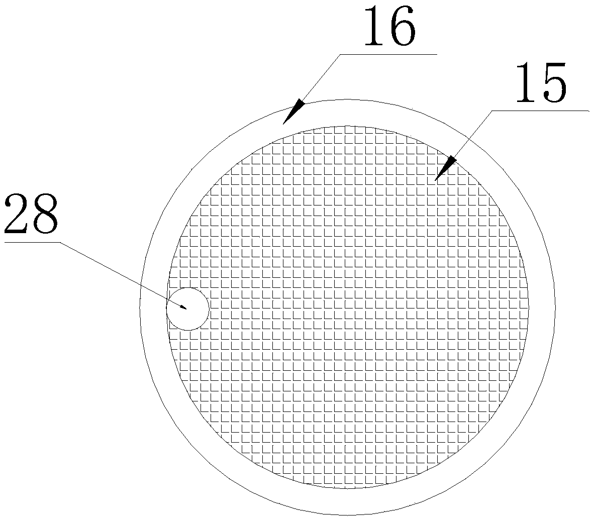 Device for prolonging pipeline filtering use period in water conservancy project