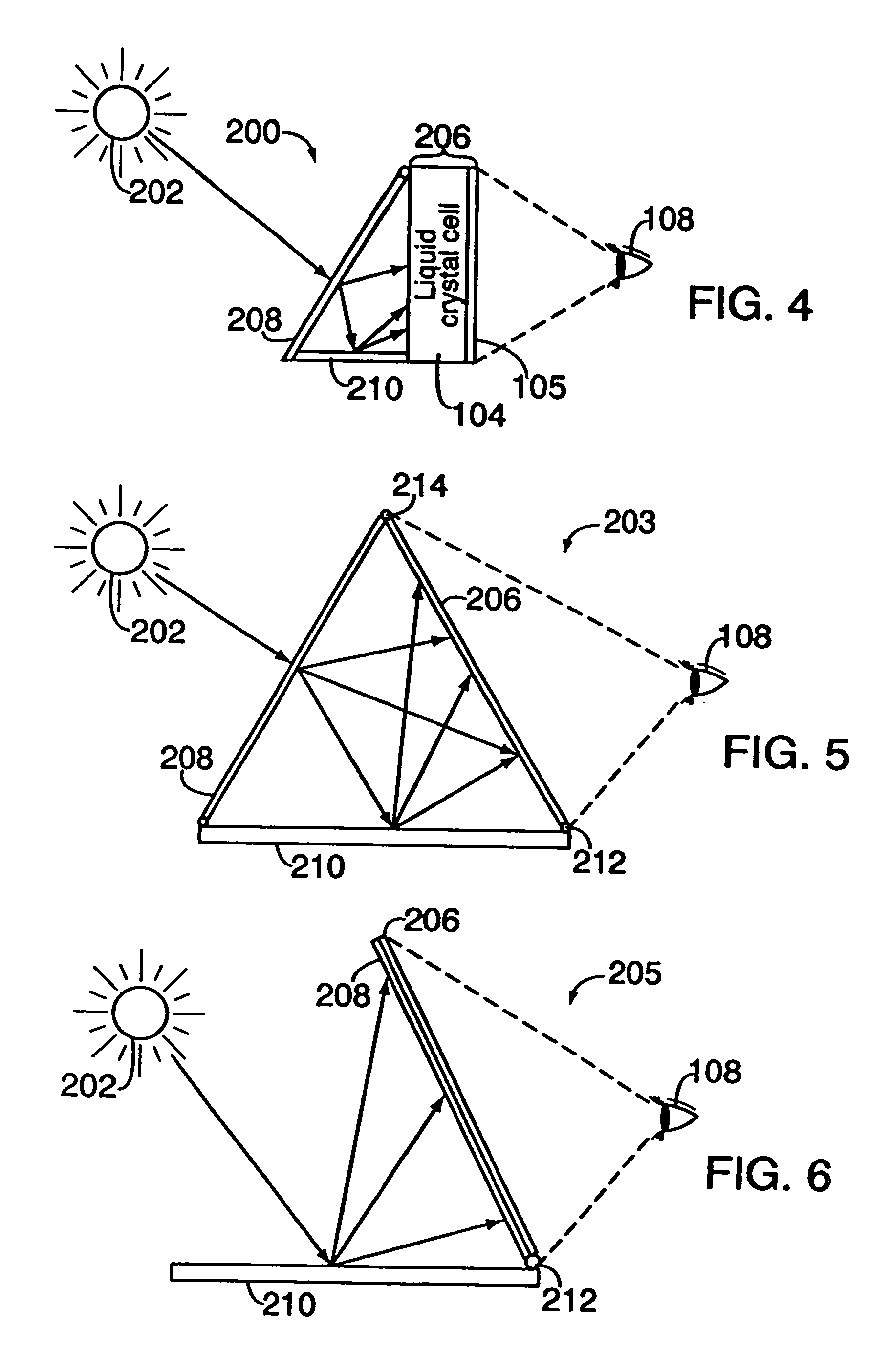 LCD with power saving features