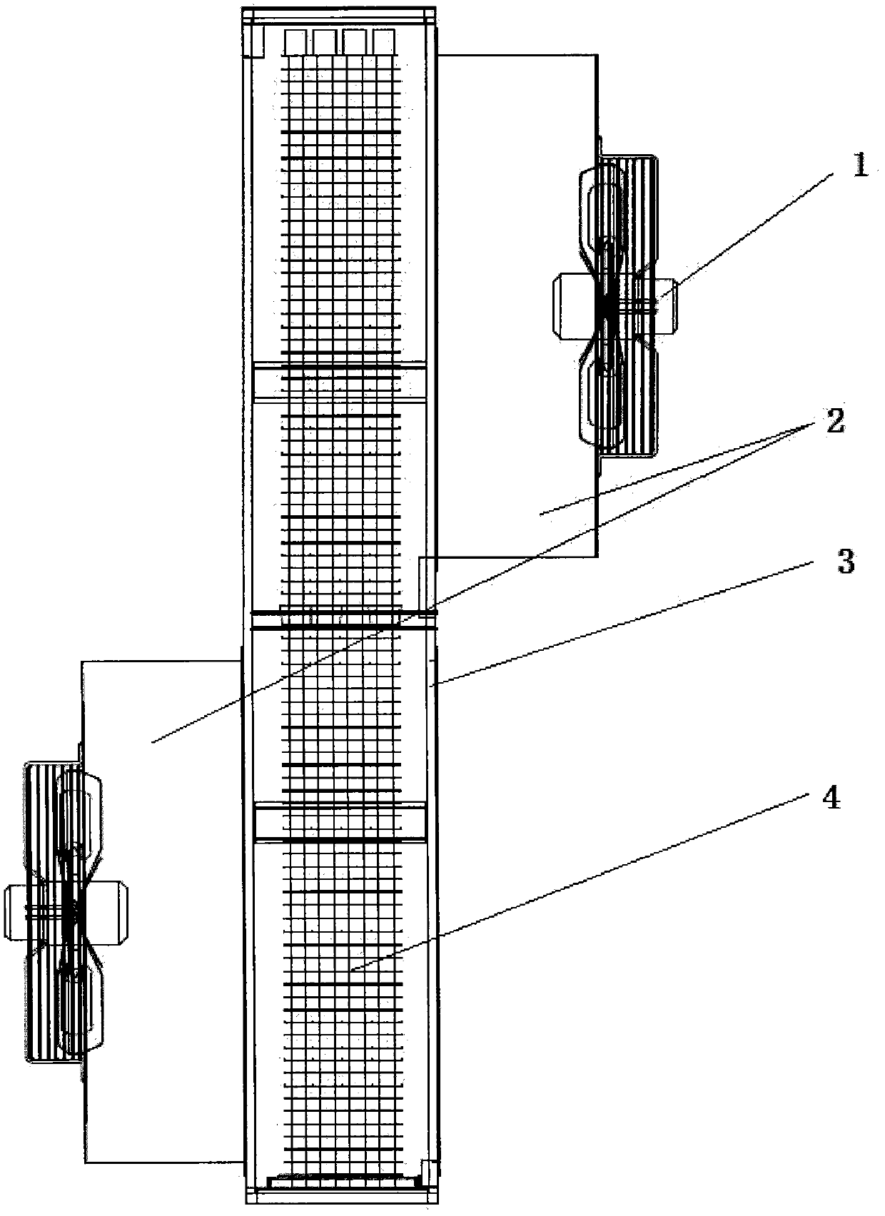 Energy-saving air conditioner with heat pipes for base station