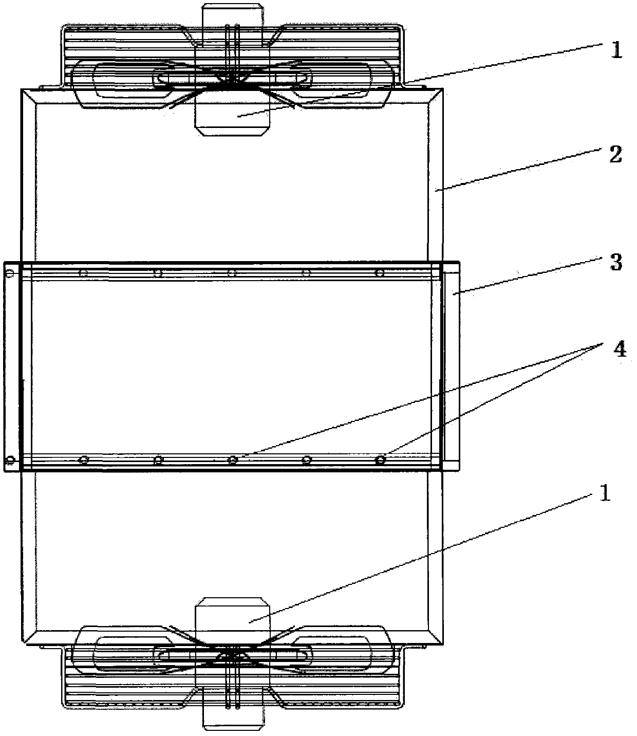 Energy-saving air conditioner with heat pipes for base station