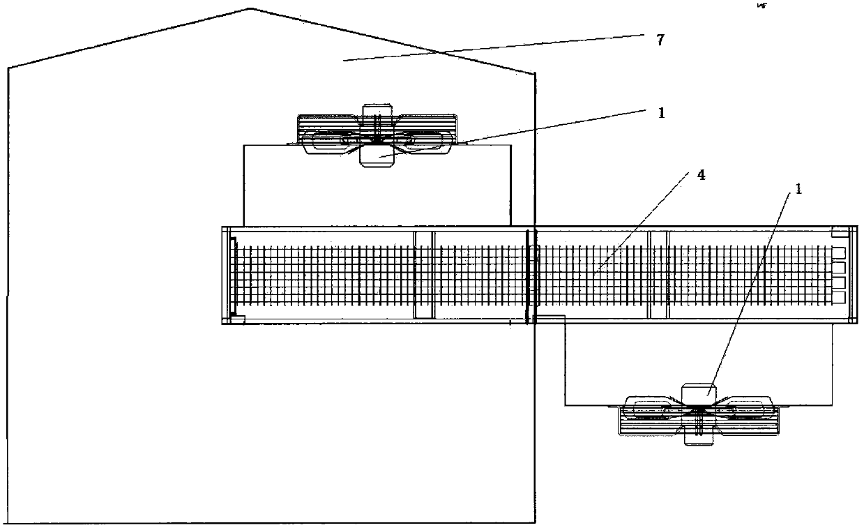 Energy-saving air conditioner with heat pipes for base station