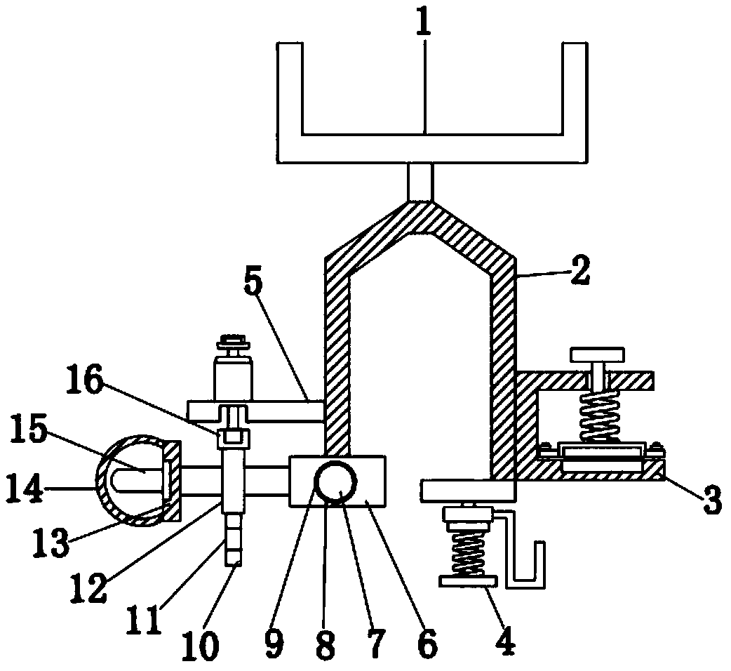 Subway top suspension device