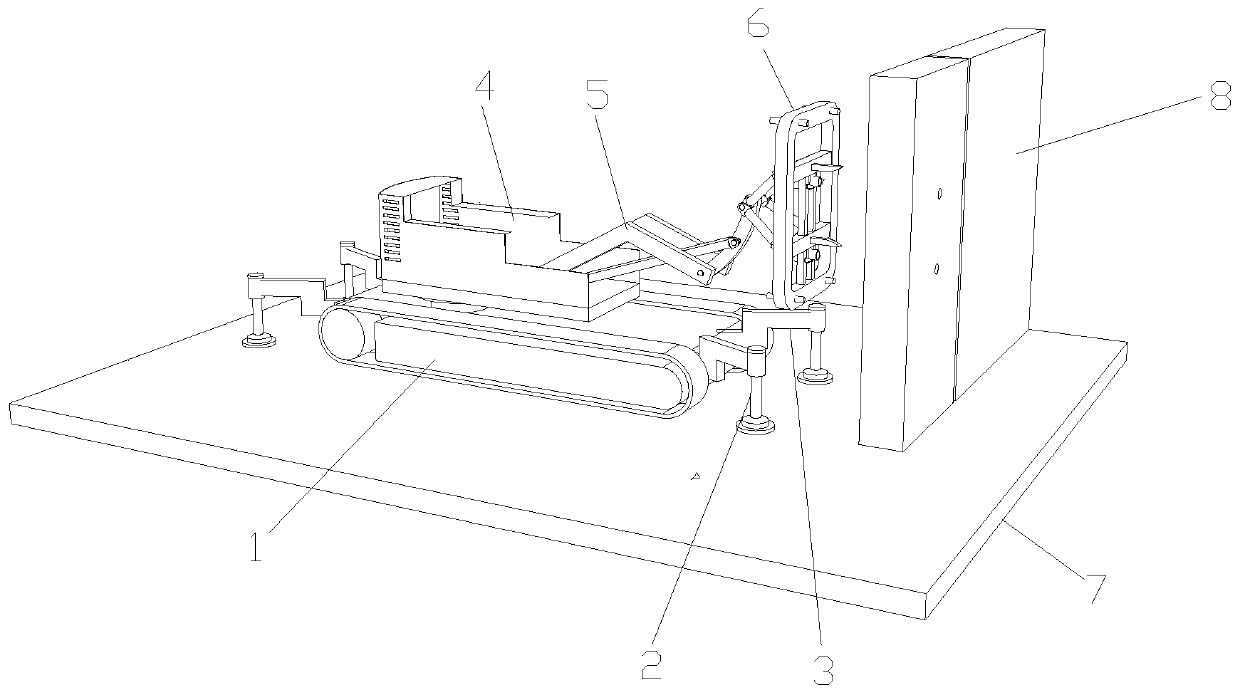 Dismantling method for building component