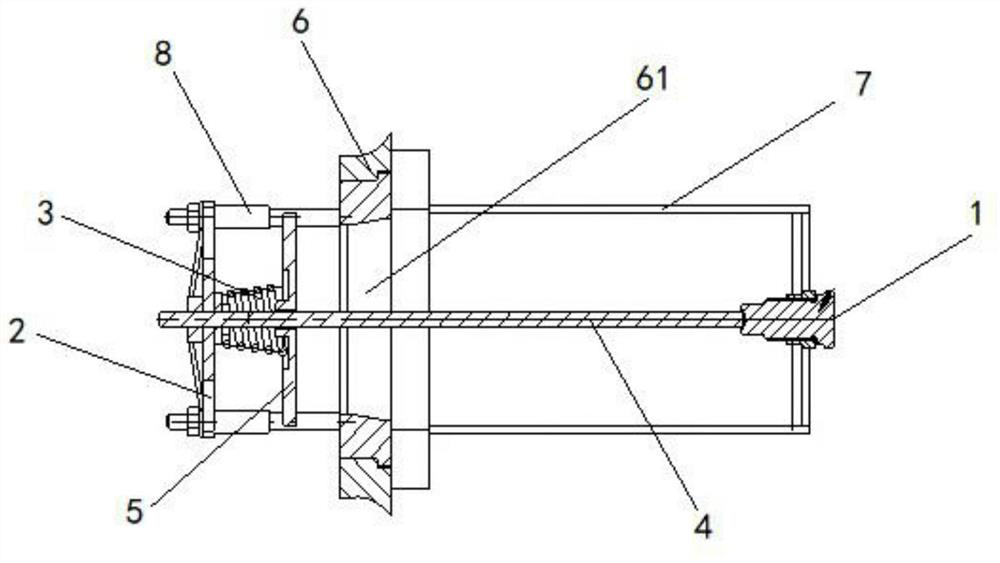 Hydraulic oil suction self-sealing device