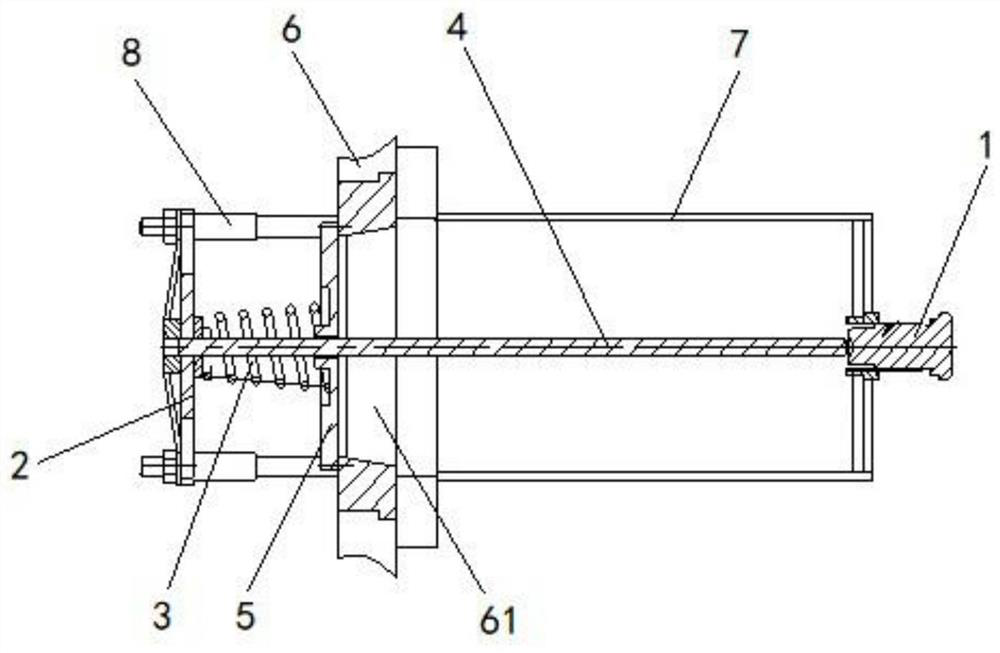 Hydraulic oil suction self-sealing device