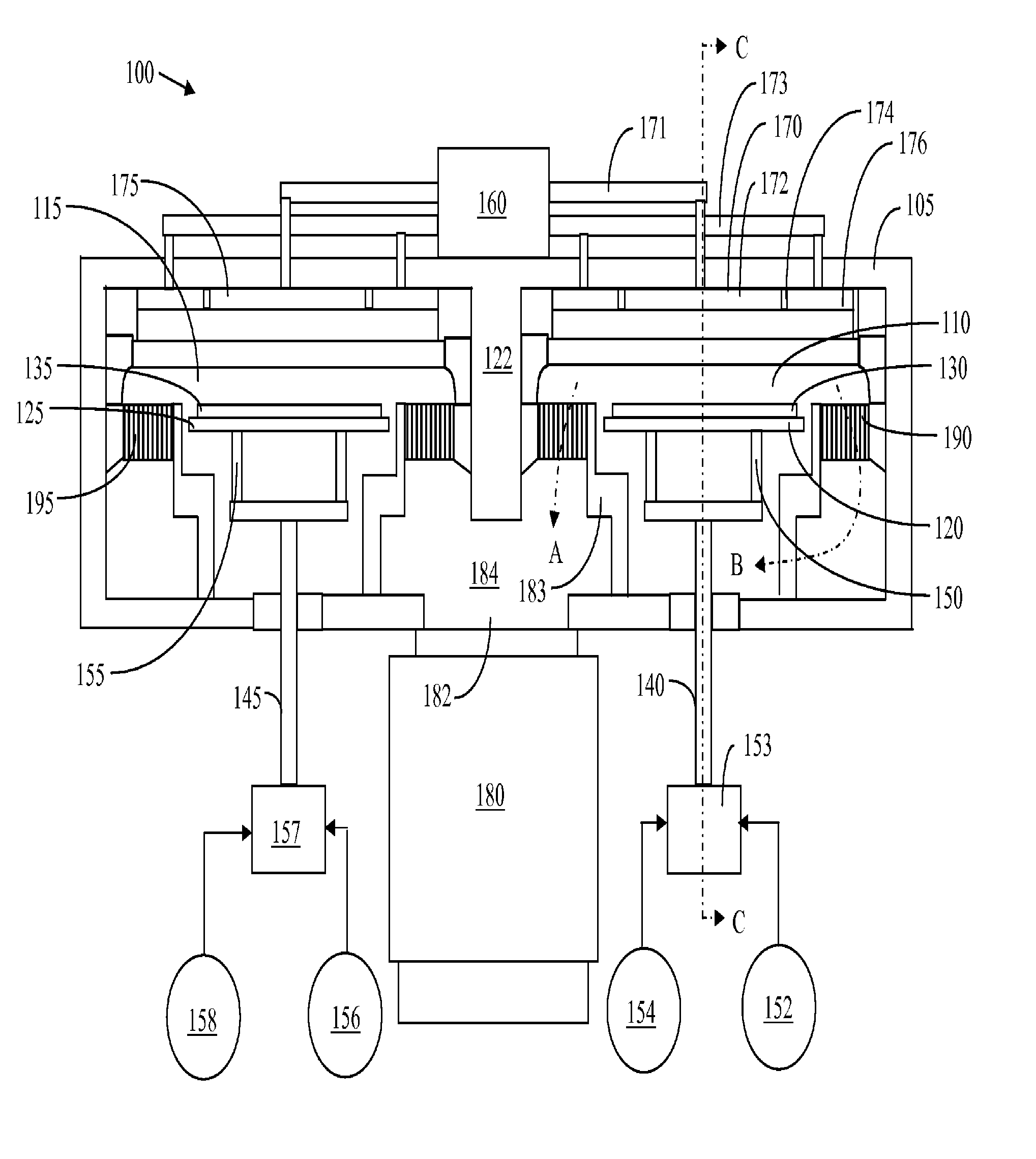 Multi-station decoupled reactive ion etch chamber