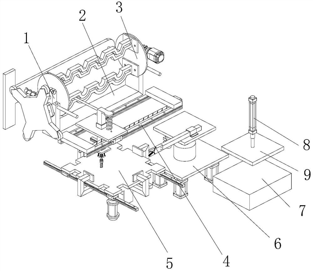 Machining mechanism for PVC board