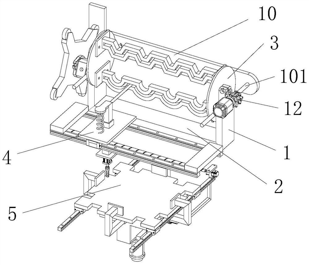 Machining mechanism for PVC board