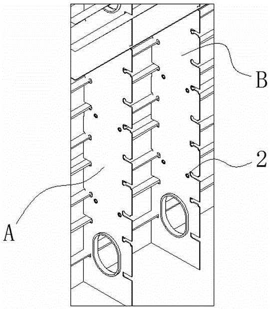 Structural perforation based scaffold building method