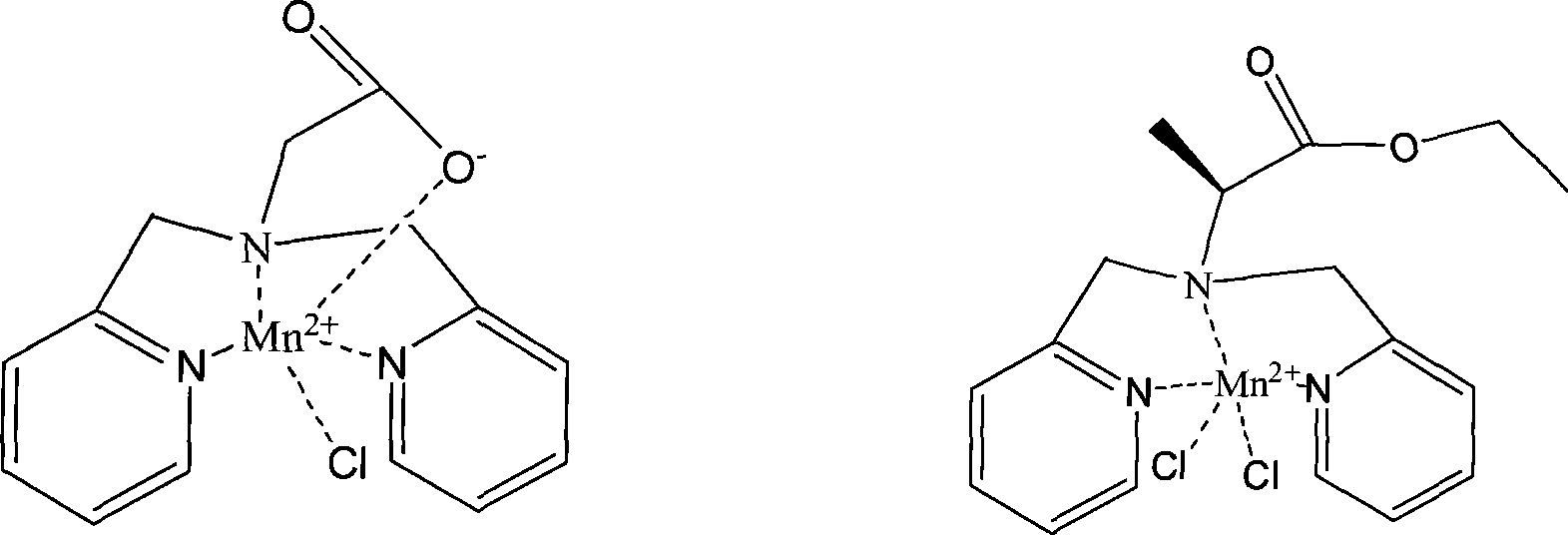 Anti-tumor bipyridine methyl substituted manganese amino acid complex, and preparation and application thereof