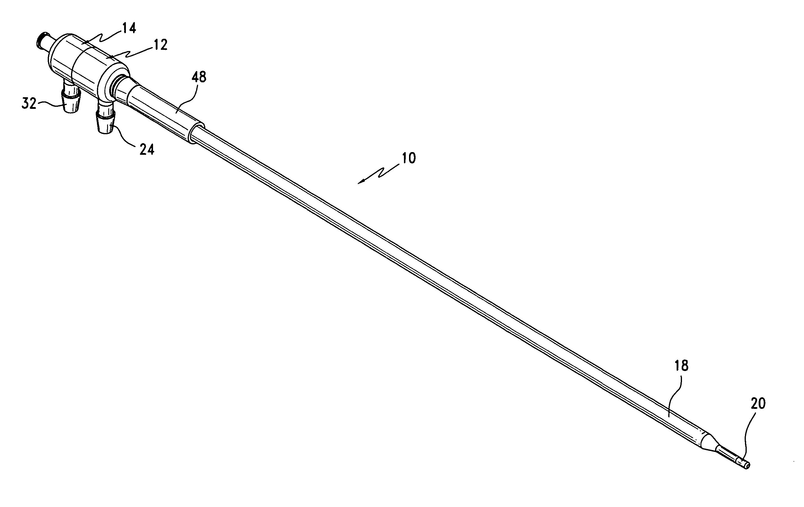 Heat exchange catheter with multi-lumen tube having a fluid return passageway