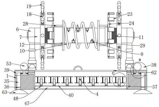 A multi-dimensional curved limit device for wire and cable maintenance