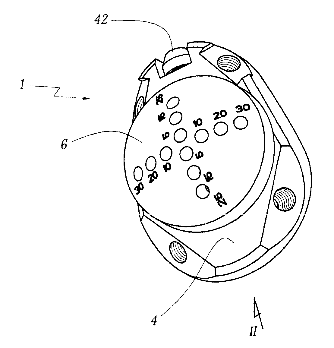 Ancillary tool for positioning a glenoid implant