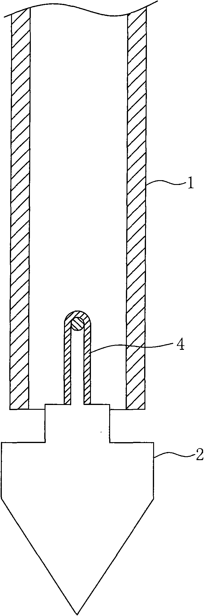 Casting head for compact casting