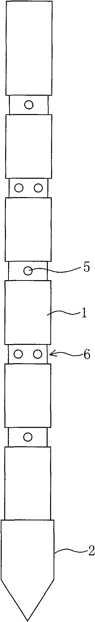 Casting head for compact casting