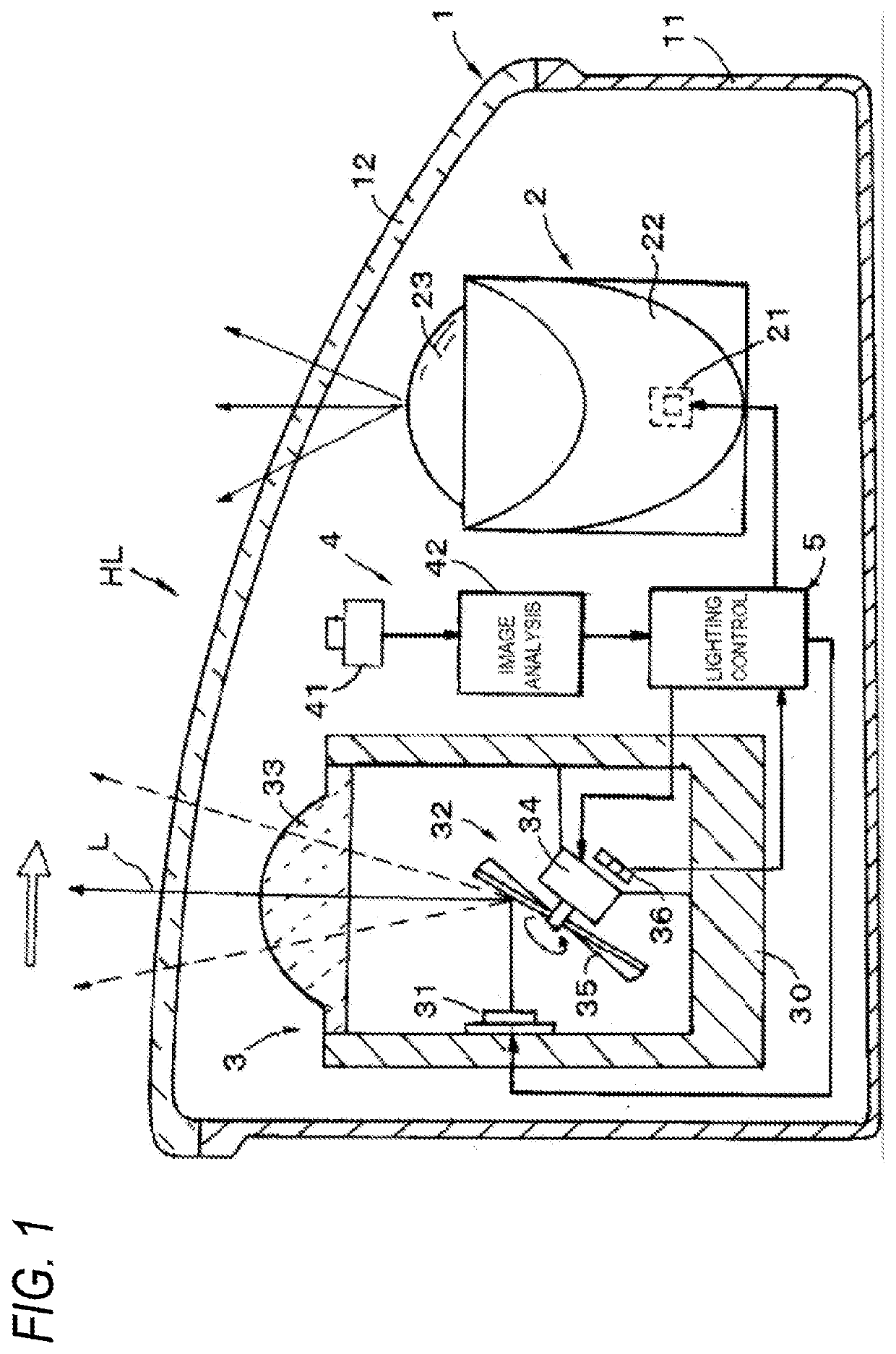 Vehicle lamp and lighting control method thereof